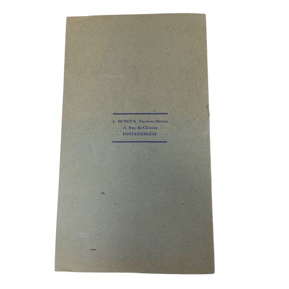 Fontainebleau School For Americans Song Sheet Lyric Booklet J Hunots Printing Co - Picture 4 of 6